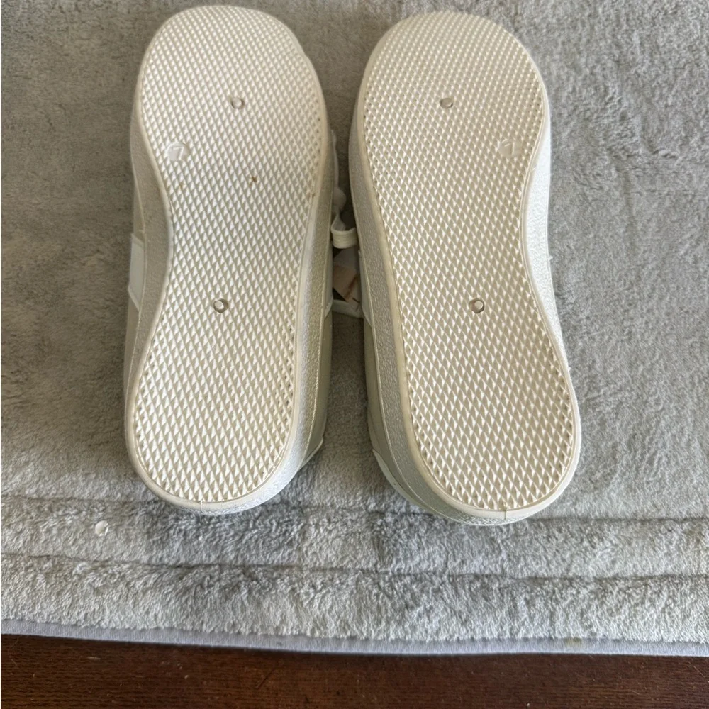 Sincerely‎ Jules White and Tan Sneakers Bailey Womens 7